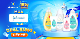 KidsPlaza 18 tuổi rực rỡ – Ưu đãi Johnson’s cực hấp dẫn dành cho mẹ và bé