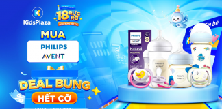 KidsPlaza 18 tuổi rực rỡ – Săn ưu đãi Philips Avent hấp dẫn dành cho ba mẹ và bé ctkm-philip-avent-1
