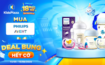 KidsPlaza 18 tuổi rực rỡ – Săn ưu đãi Philips Avent hấp dẫn dành cho ba mẹ và bé ctkm-philip-avent-1