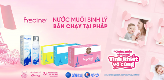 Fysoline Isotonic – Nước muối sinh lý vô trùng chuẩn Pháp cho bé từ 0 ngày tuổi fysoline
