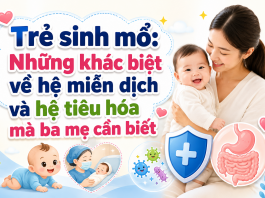 Trẻ sinh mổ: Những khác biệt về hệ miễn dịch và hệ tiêu hóa mà ba mẹ cần biết su-khac-biet-tre-sinh-mo-va-sinh-thuong-0