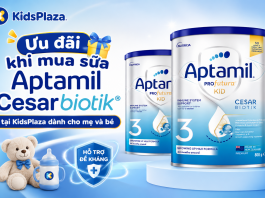 Ưu đãi khi mua sữa Aptamil Cesarbiotik tại KidsPlaza dành cho mẹ và bé uu-dai-khi-mua-sua-aptamil-cho-be-1