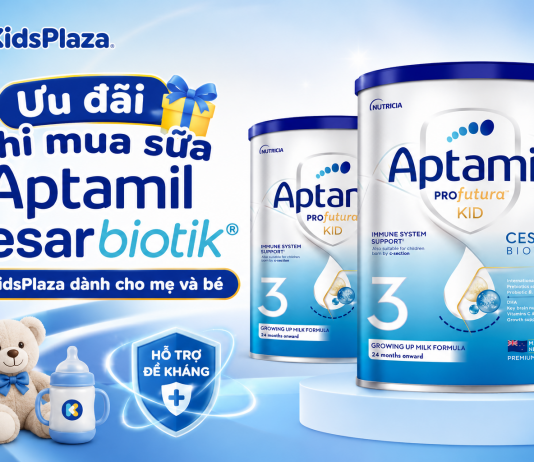 Ưu đãi khi mua sữa Aptamil Cesarbiotik tại KidsPlaza dành cho mẹ và bé uu-dai-khi-mua-sua-aptamil-cho-be-1