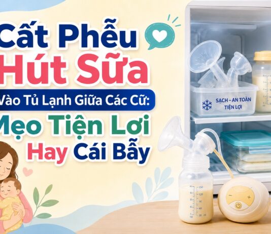 Cất Phễu Hút Sữa Vào Tủ Lạnh Giữa Các Cữ: Mẹo Tiện Lợi Hay Cái Bẫy Khiến Bé Nhập Viện? cat-pheu-hut-sua-vao-tu-lanh-giua-cac-cu-1