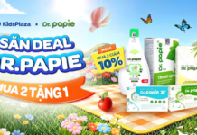 Săn deal Dr.Papie tại KidsPlaza: Mua 2 tặng 1, giảm đến 10% trong tháng 7 ctkm-dr.papie (1)