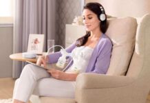 Máy Hút Sữa Nên Chọn Hãng Nào? 10 Thương Hiệu Được Mẹ Việt Tin Dùng Mẹ dùng máy hút sữa, cần vệ sinh phễu đúng cách để bảo vệ bé