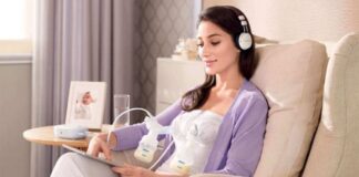Máy Hút Sữa Nên Chọn Hãng Nào? 10 Thương Hiệu Được Mẹ Việt Tin Dùng Mẹ dùng máy hút sữa, cần vệ sinh phễu đúng cách để bảo vệ bé