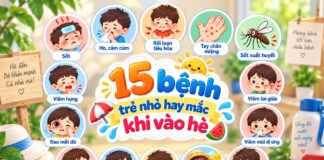 15 bệnh trẻ nhỏ hay mắc khi vào hè: nhận diện sớm, phòng ngừa đúng cách 15-benh-tre-de-mac-vao-mua-he-1