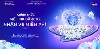 Festival Mẹ bầu & Em bé KidsPlaza 2026: Chính thức mở đăng ký vé miễn phí WeFamily Awards 2026