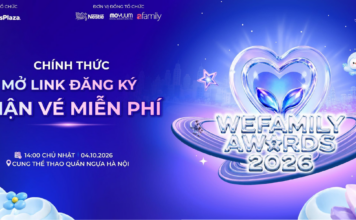 Festival Mẹ bầu & Em bé KidsPlaza 2026: Chính thức mở đăng ký vé miễn phí WeFamily Awards 2026