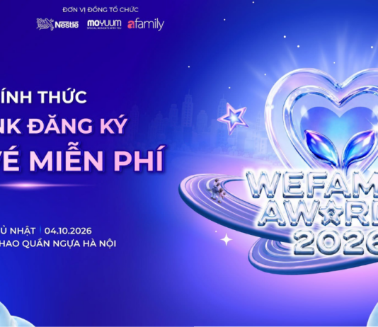 Festival Mẹ bầu & Em bé KidsPlaza 2026: Chính thức mở đăng ký vé miễn phí WeFamily Awards 2026