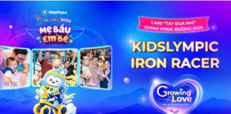 Festival Mẹ bầu & Em bé KidsPlaza 2026: Kidslympic Iron Racer – Đường đua dành cho bé 12–18 tháng festival-me-bau-va-em-be-kidsplaza-2026-kidslympic-iron-racer-1