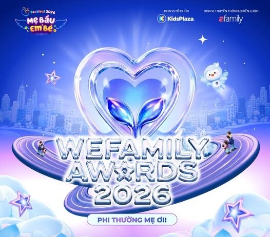 Festival Mẹ bầu & Em bé KidsPlaza 2026: WeFamily Awards – “Phi Thường Mẹ Ơi!” và những câu chuyện truyền cảm hứng festival-me-bau-va-em-be-kidsplaza-2026-wefamily-award -1