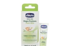 Lăn bôi vết muỗi đốt, côn trùng cắn Chicco 10ml nhỏ gọn, tiện lợi cho bé
