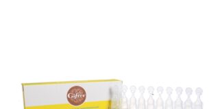 Nước muối sinh lý Fysoline vàng 5ml cho bé