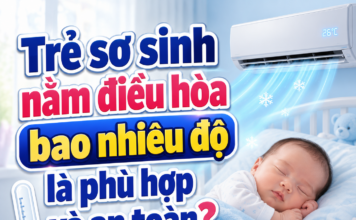 Trẻ sơ sinh nằm điều hòa bao nhiêu độ là phù hợp và an toàn? tre-so-sinh-nam-dieu-hoa-bao-nhieu-do-la-phu-hop-va-an-toan-1