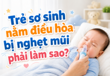 Trẻ sơ sinh nằm điều hòa bị nghẹt mũi phải làm sao? tre-so-sinh-nam-dieu-hoa-bi-nghet-mui-phai-lam-sao-1