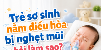 Trẻ sơ sinh nằm điều hòa bị nghẹt mũi phải làm sao? tre-so-sinh-nam-dieu-hoa-bi-nghet-mui-phai-lam-sao-1