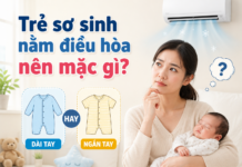 Trẻ sơ sinh nằm điều hòa nên mặc gì? Dài tay hay ngắn tay? tre-so-sinh-nam-dieu-hoa-nen-mac-gi-1