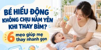 Bé hiếu động không chịu nằm yên khi thay bỉm: 6 mẹo giúp mẹ thay nhanh gọn be-hieu-dong-khong-chiu-nam-yen-khi-thay-bim-5
