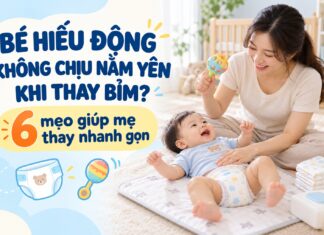 Bé hiếu động không chịu nằm yên khi thay bỉm: 6 mẹo giúp mẹ thay nhanh gọn be-hieu-dong-khong-chiu-nam-yen-khi-thay-bim-5