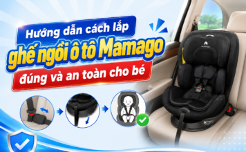 Hướng dẫn cách lắp ghế ngồi ô tô Mamago đúng và an toàn cho bé cach-lap-ghe-mamago-1