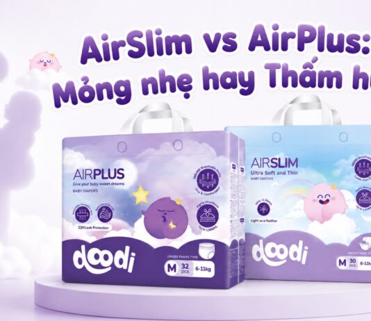 Bỉm Doodi AirSlim hay AirPlus – đâu là lựa chọn phù hợp cho bé yêu? doodi-airplus-hay-airslim-me-nen-chon-loai-nao-cho-be-5