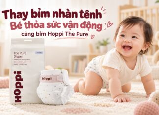 Thay bỉm nhàn tênh – Bé thỏa sức vận động cùng bỉm Hoppi The Pure thay-bim-nhan-tenh-be-thoa-suc-van-dong-cung-bim-hoppi-the-pure-3