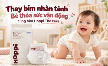 Thay bỉm nhàn tênh – Bé thỏa sức vận động cùng bỉm Hoppi The Pure thay-bim-nhan-tenh-be-thoa-suc-van-dong-cung-bim-hoppi-the-pure-3