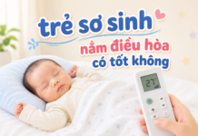 Trẻ sơ sinh nằm điều hòa có tốt không? Cách sử dụng an toàn cho bé tre-so-sinh-nam-dieu-hoa-co-tot-khong-0