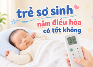 Trẻ sơ sinh nằm điều hòa có tốt không? Cách sử dụng an toàn cho bé tre-so-sinh-nam-dieu-hoa-co-tot-khong-0