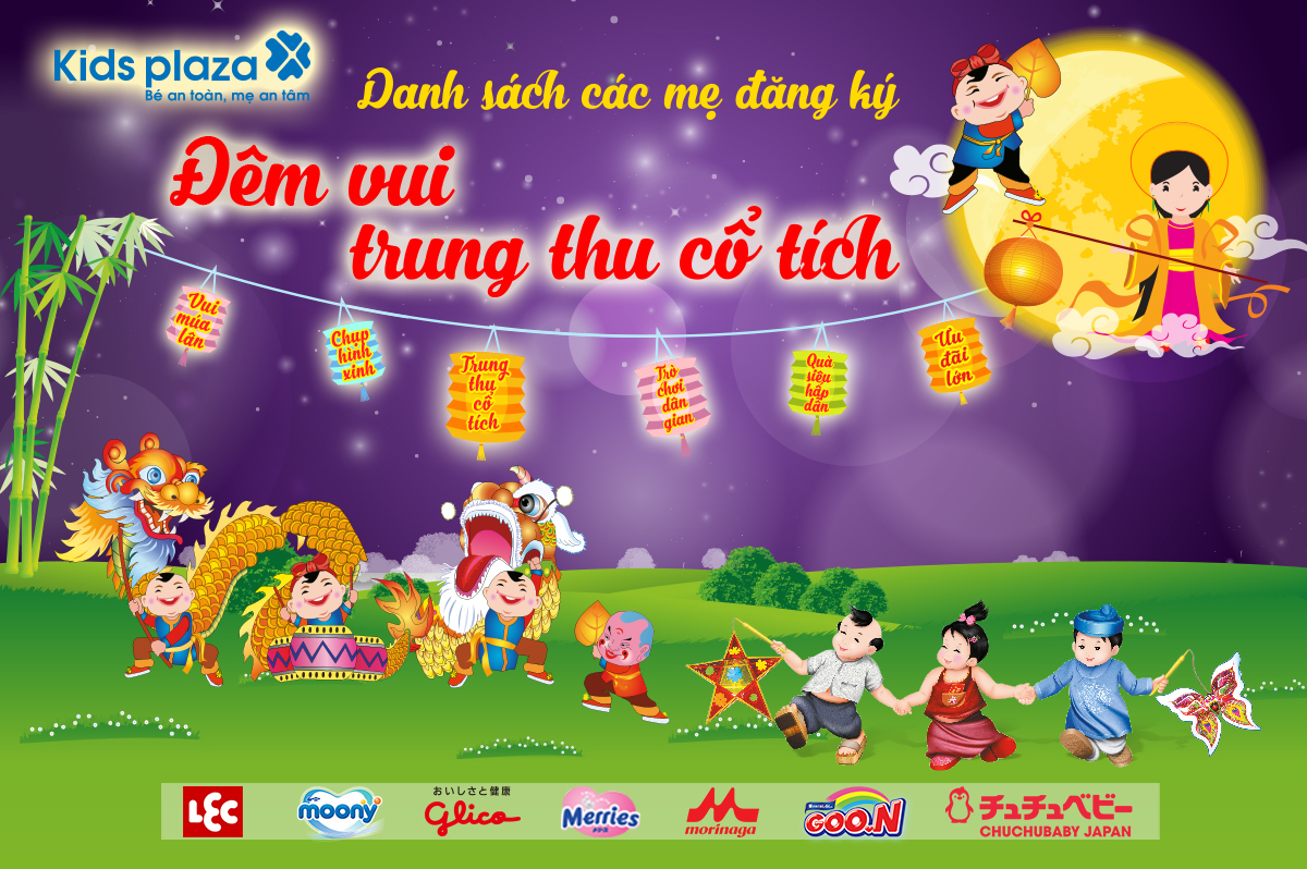 Danh sách khách đăng ký Đêm vui Trung thu cổ tích