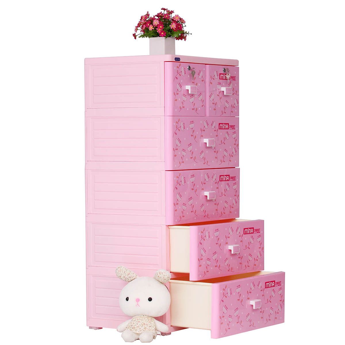 Tủ nhựa DUY TÂN Tomi S 3 ngăn (15.5 x 19 x 21 cm) - 08982 - Tủ