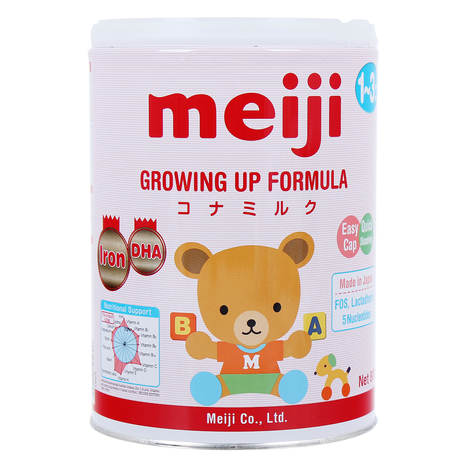 cách pha sữa meiji số 9