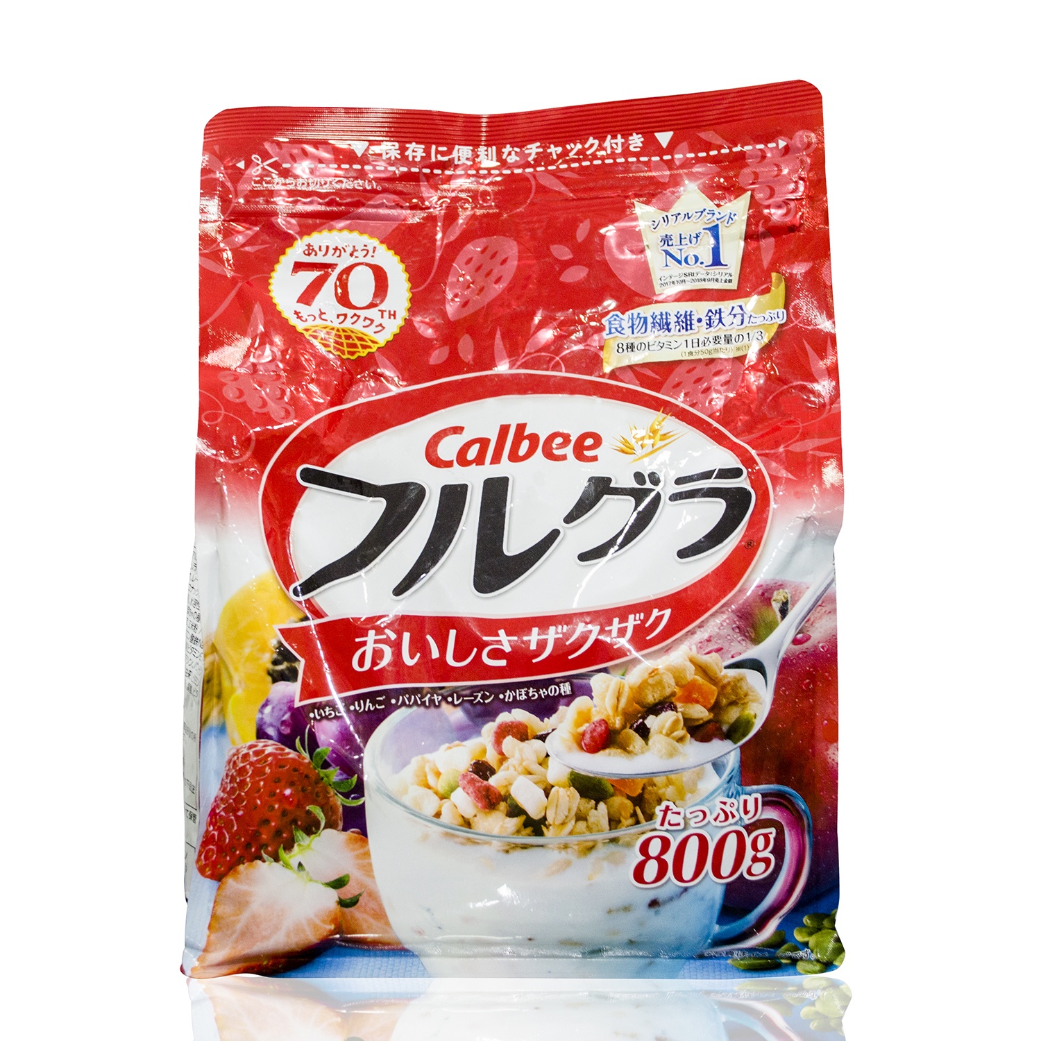 yến mạch nhật bản ngũ cốc Calbee 800g